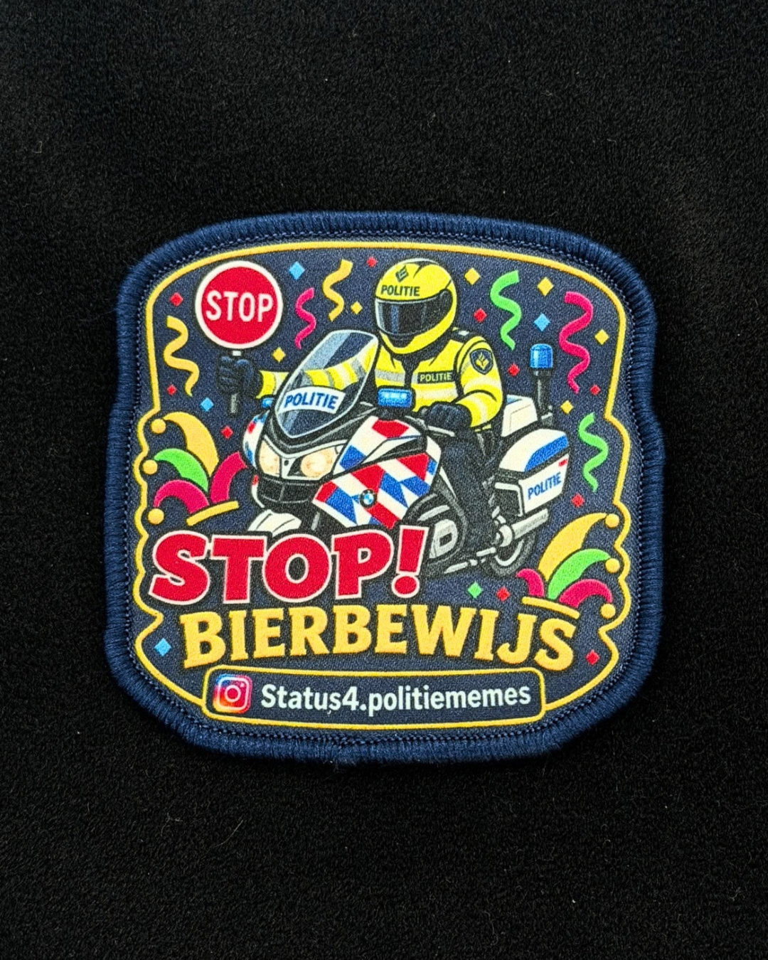 Carnaval patch ‘Bierbewijs’
