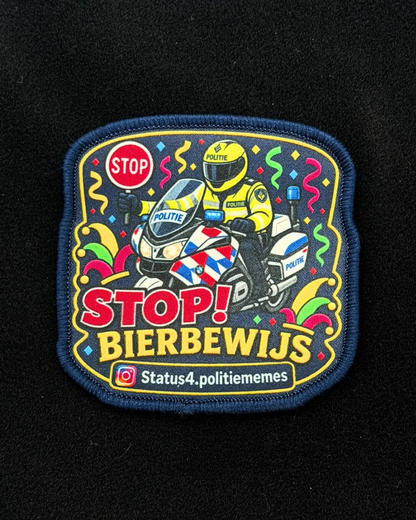 Carnaval patch ‘Bierbewijs’