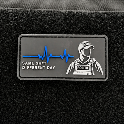 Politie patch 'Same sh*t'