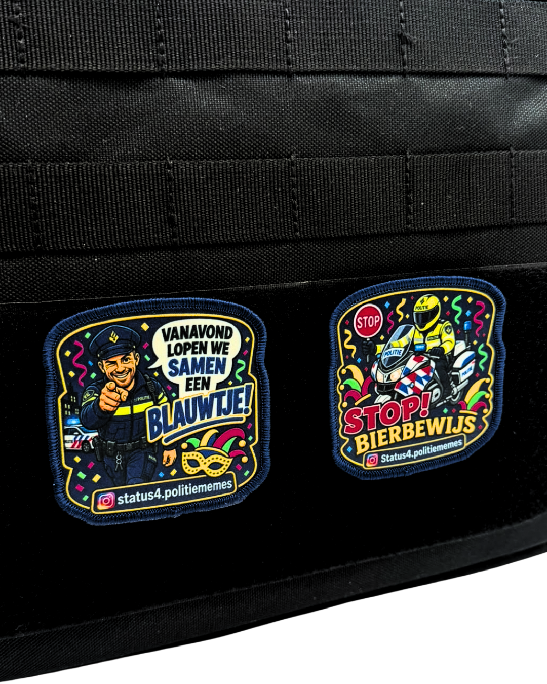 Carnaval patch ‘Blauwtje’