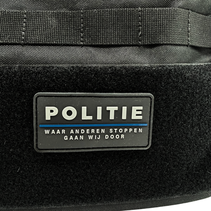 Politie patch 'Waar andere stoppen'